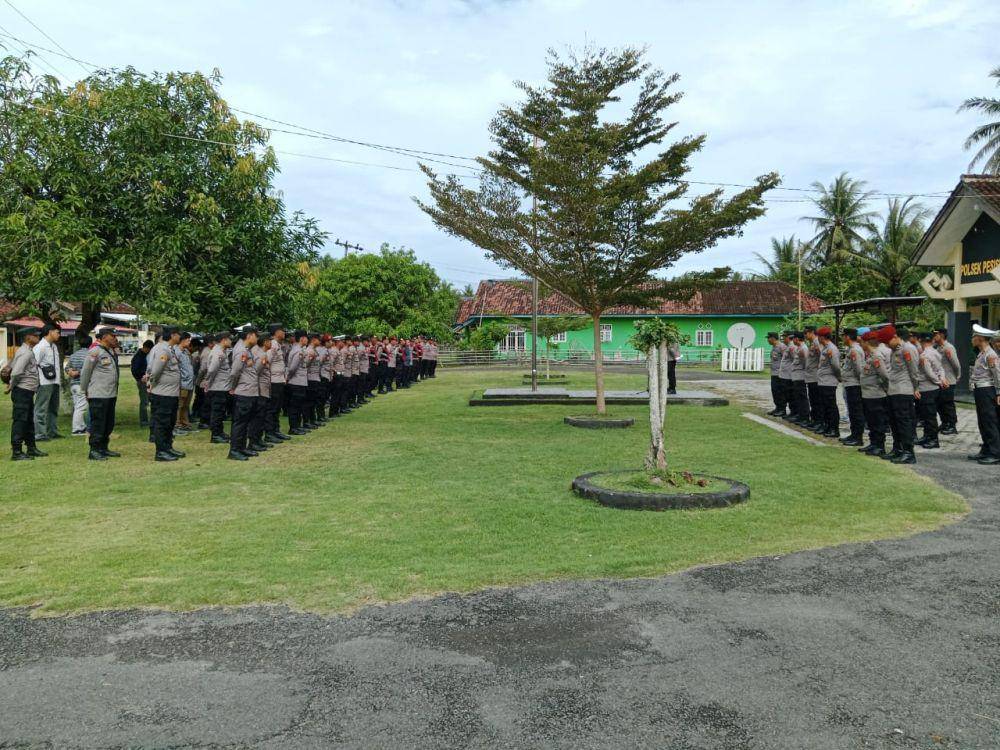 Pembukaan Ops Tuhuk Krakatau 2024 di Mapolres Pesisir Barat. (Dok. Polres Pesisir Barat).