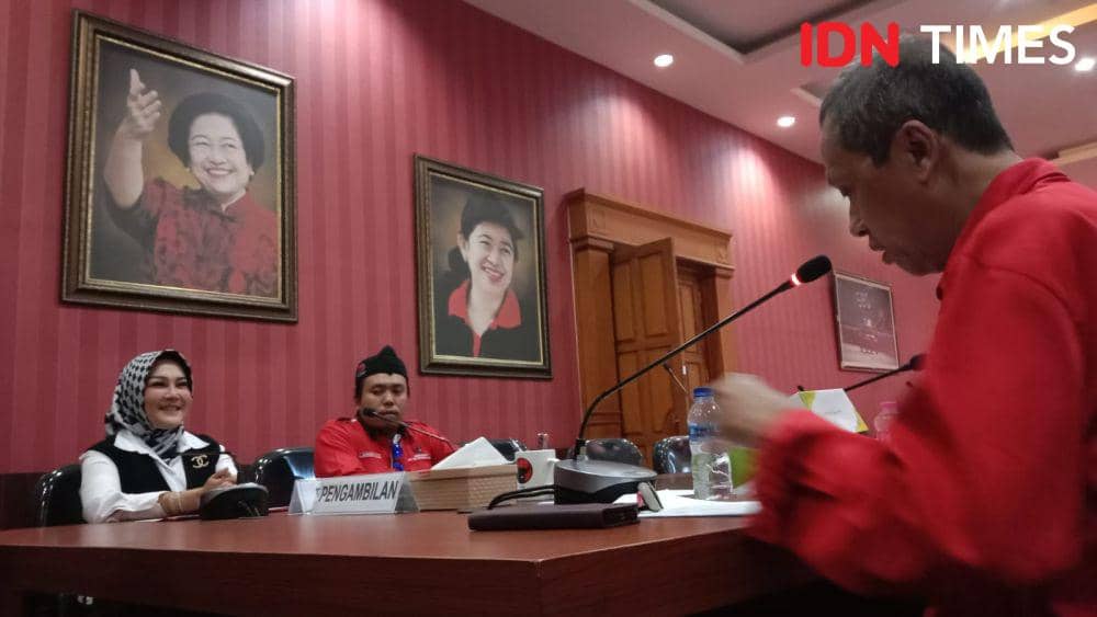 Bupati Klaten Sri Mulyani daftar wagub Jateng. (IDN Times/Fariz Fardianto)