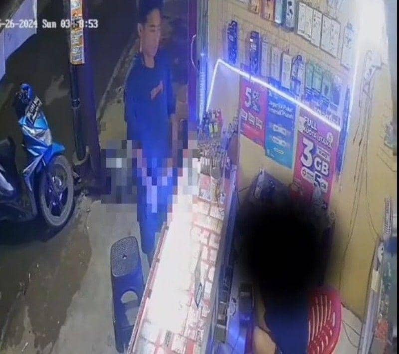 Pemuda di Palembang Menunjukkan Kemaluan ke Pemilik Konter HP