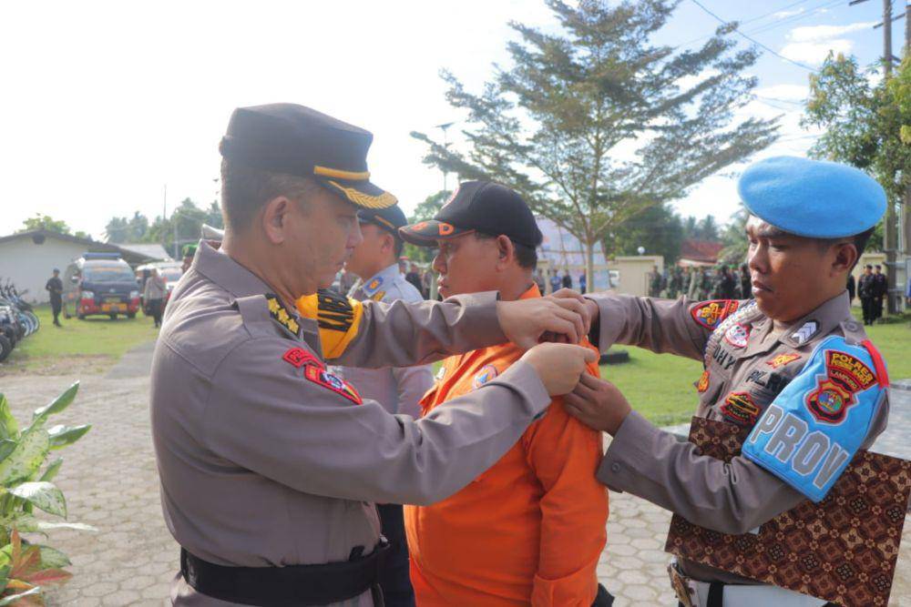 Pembukaan Ops Tuhuk Krakatau 2024 di Mapolres Pesisir Barat. (Dok. Polres Pesisir Barat).