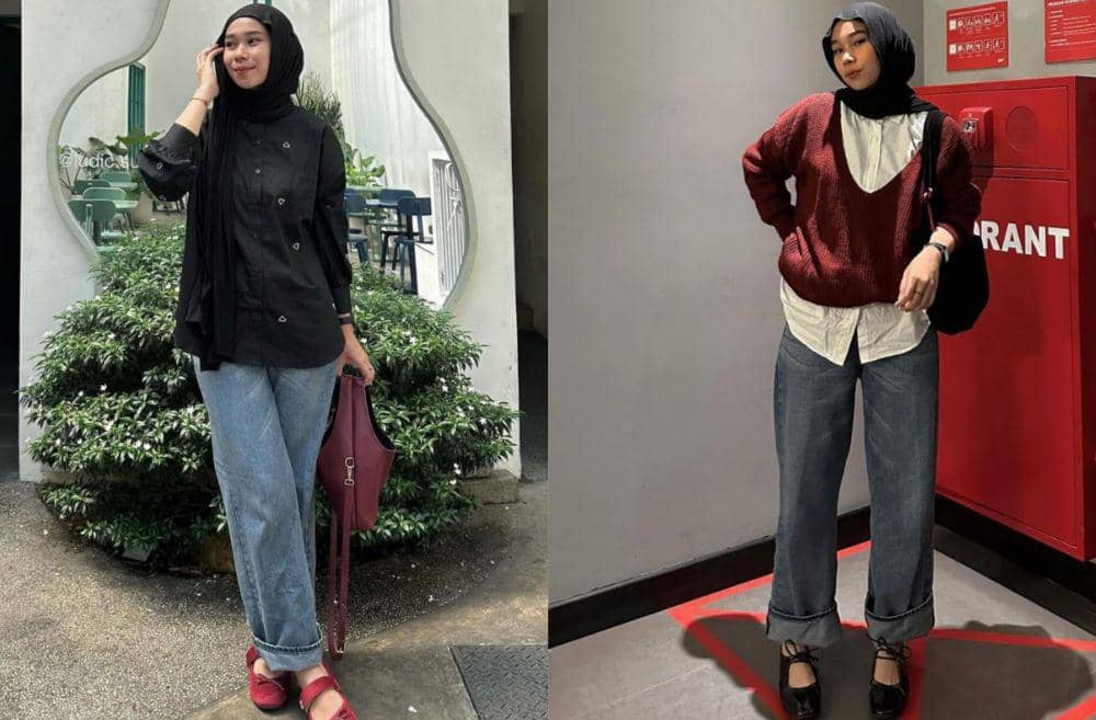 9 Mix and Match Celana Jeans ala Fitri Hasiani, Modis Maksimal!