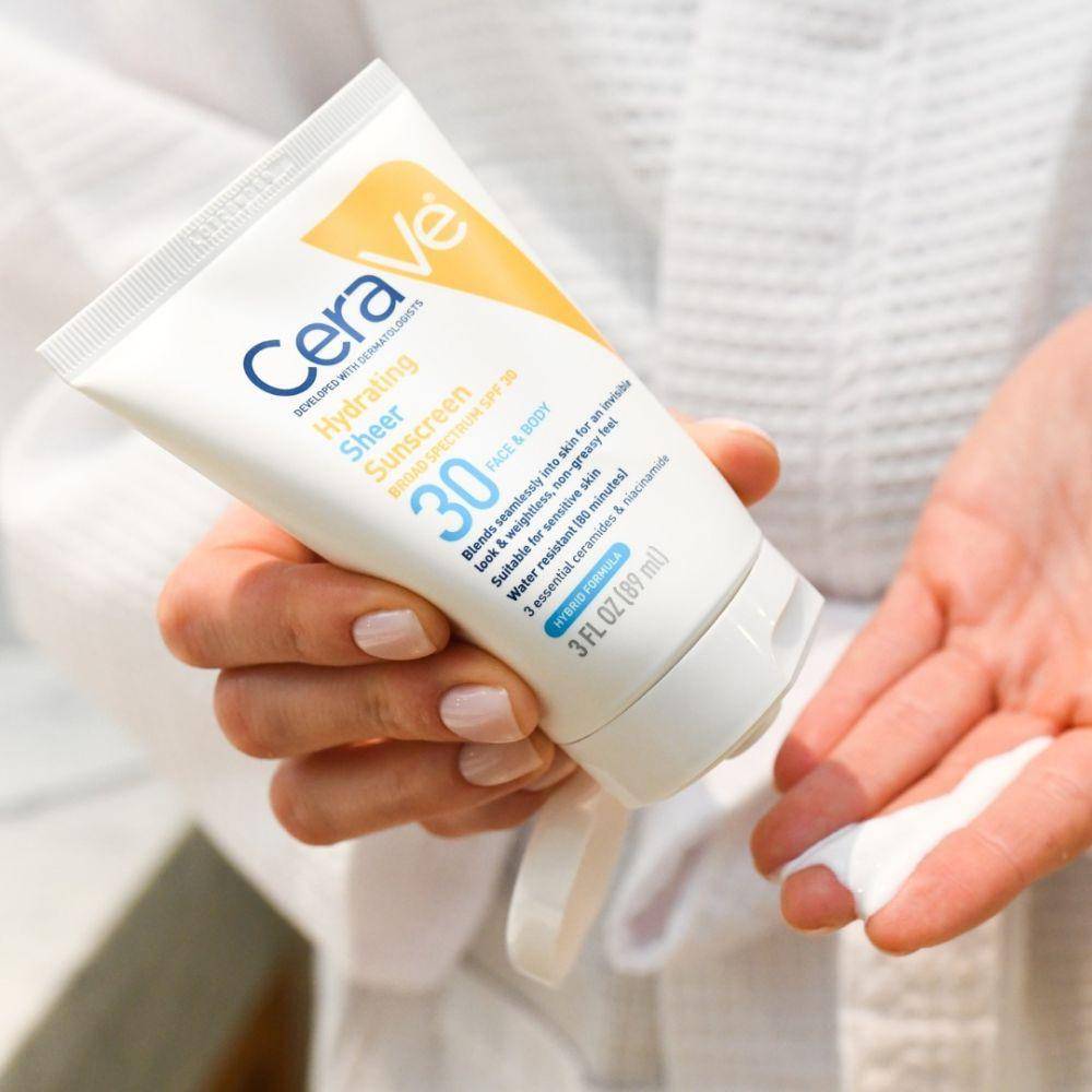 CeraVe Hydrating Sheer Sunscreen. (instagram.com/cerave)