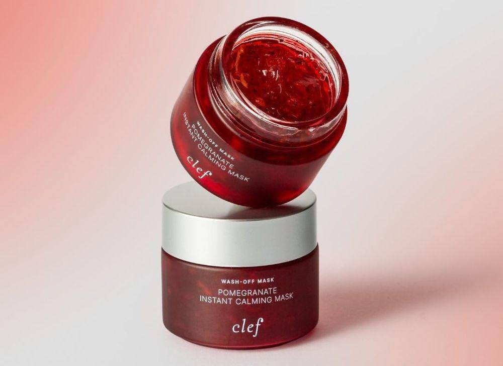 Clef - Pomegranate Instant Calming Mask (instagram.com/clefbeautyofficial)