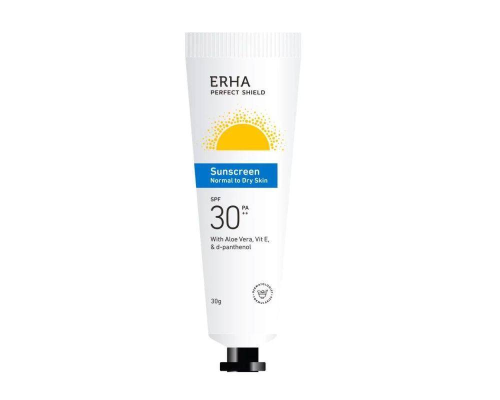 Erha Perfect Shield Sunscreen Normal To Dry Skin Spf 30/Pa++. (erhastore.co.id)