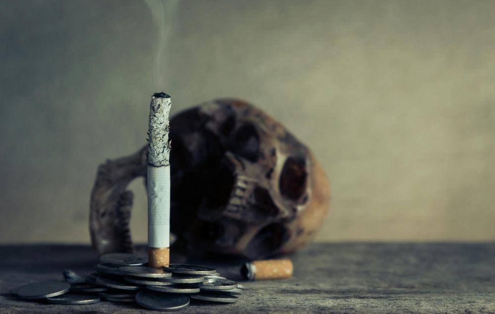Ilustrasi bahaya rokok.