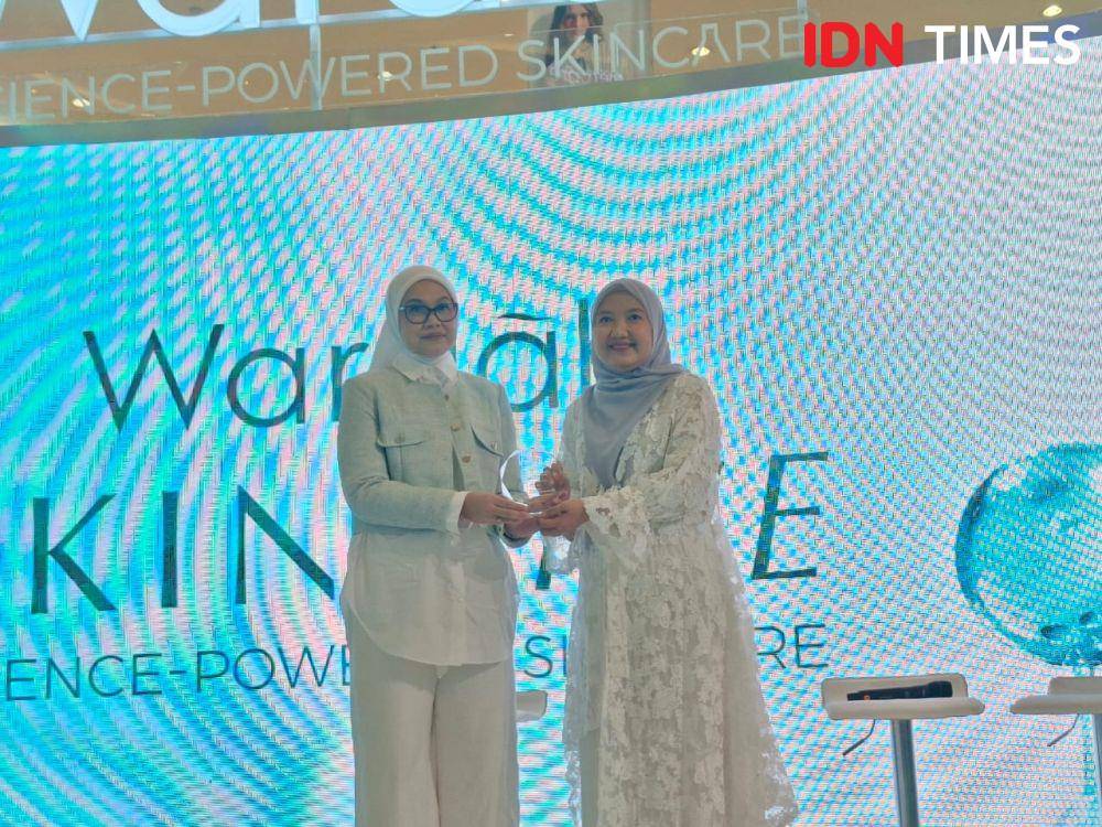 Perdoski di Immersive Experience Wardah SKINVERSE “Science Powered Skincare” di Senayan City dari 27 Mei - 2 Juni 2024 (IDN Times/Adyaning Raras)