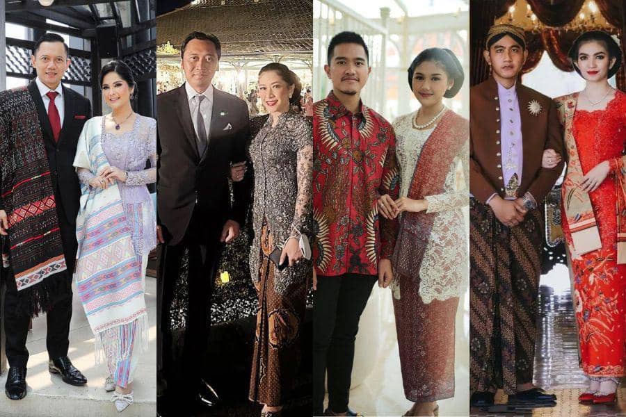 14 Ragam Kebaya Brokat Mantu Presiden Jokowi dan SBY, Kompak Berkelas!