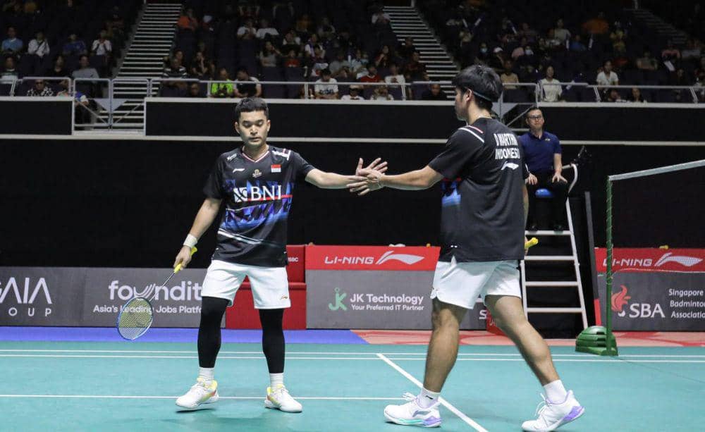 Leo Rolly Carnando/Daniel Marthin di Singapore Open 2024 (dok. PP PBSI)
