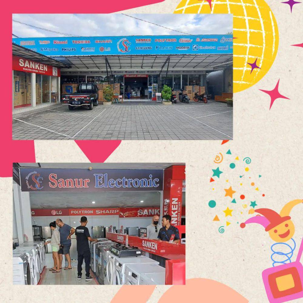 Tampilan depan toko Sanur Electronic (Instagram.com/@sanur_electronic)
