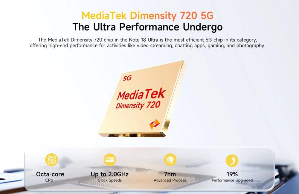 potret chipset MediaTek Dimensity 720 (ulefone.com)