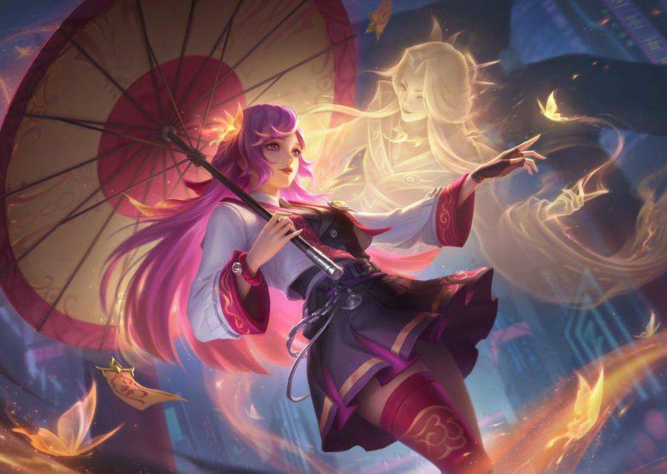 tampilan skin Exorcist Kagura (dok. Moonton/Mobile Legends)