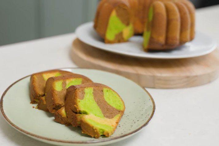 Resep Marble Cake Avocado Coffee, Anti Gagal!