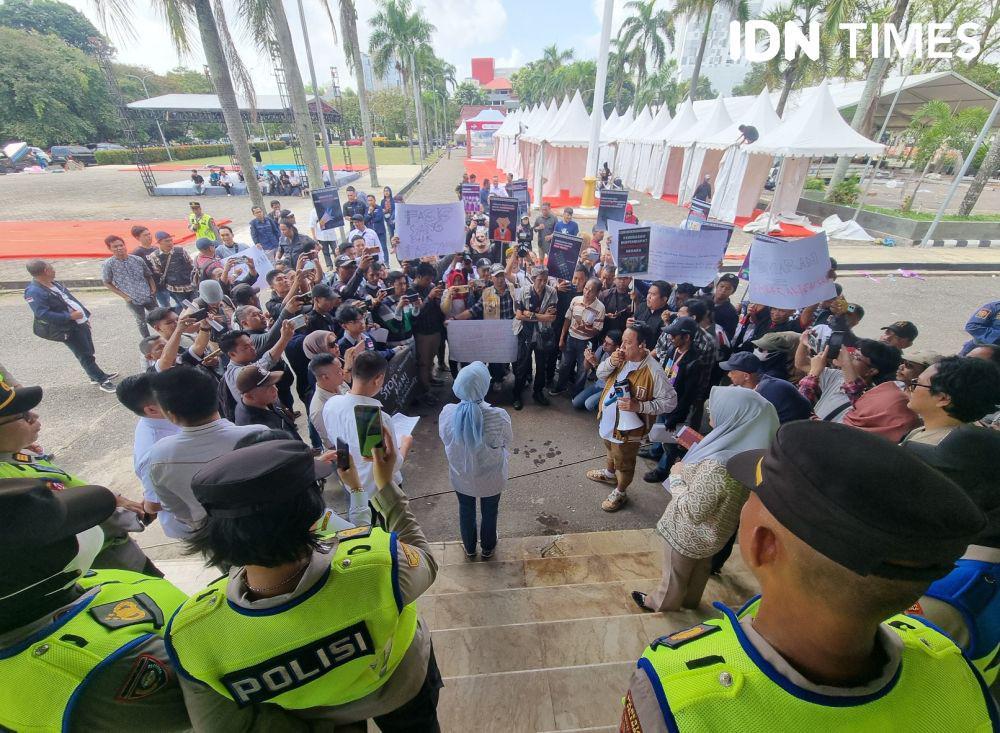 Kaolisi Pers Sumsel Minta DPR Setop RUU Penyiaran