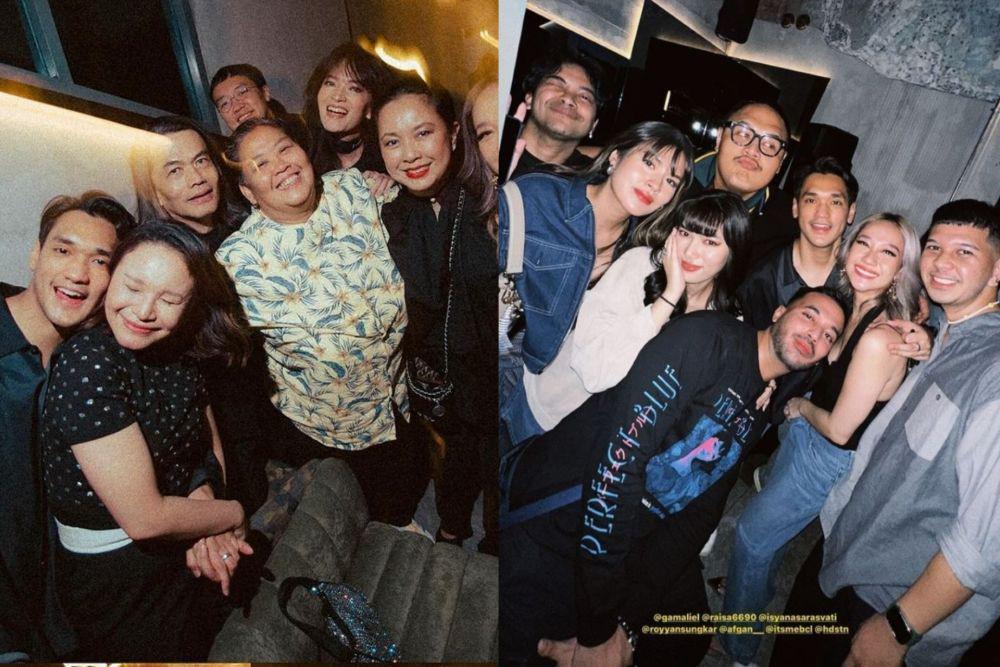 8 Potret Artis di Ulang Tahun Afgan Ke-35, Mesra Bareng Rossa