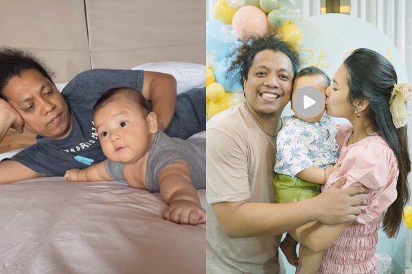 7 Potret Hangat Arie Kriting Momong Anak, Bahagianya Nular!