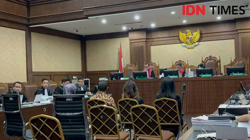 Sidang eks Menteri Pertanian Syahrul Yasin Limpo (IDN Times/Aryodamar)