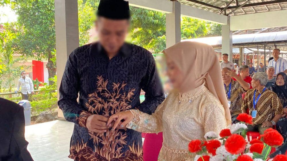 Terpidana Narkoba Nikah di Lapas Kedungpane, Serahkan Mahar Rp200 Ribu