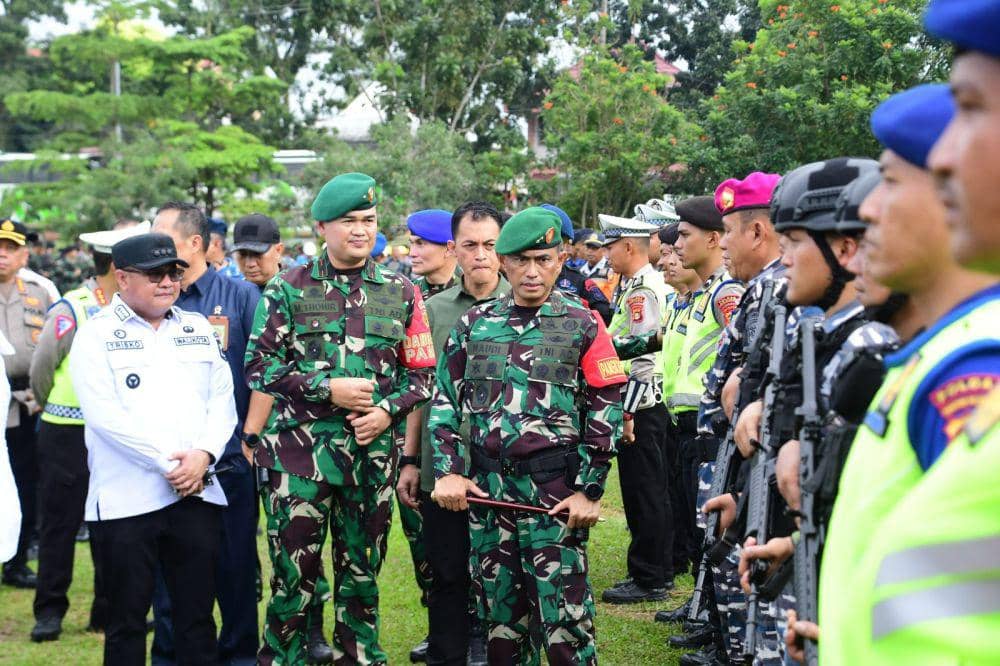 Pangdam Ajak Personel TNI-Polri Kompak Amankan Presiden di Sumsel