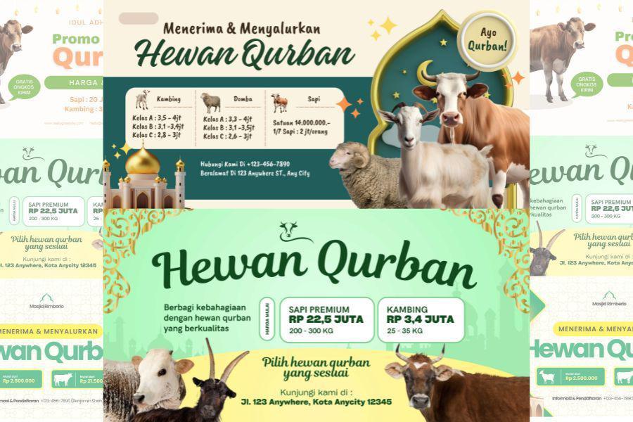 7 Contoh Spanduk Jual Hewan Qurban, Copywriting Menarik!