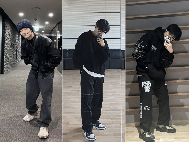 9 Inspirasi OOTD Serba Hitam ala I.N Stray Kids, Keren Maksimal!