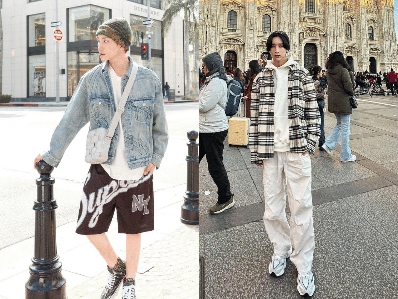 7 Inspirasi Outfit Traveling ala Nuttarat Tangwai, Comfy nan Stylish!