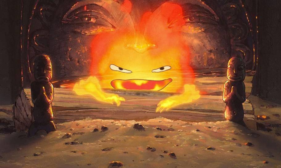 Calcifer yang lucu dan menggemaskan (dok. Studio Ghibli/Howl's Moving Castle)