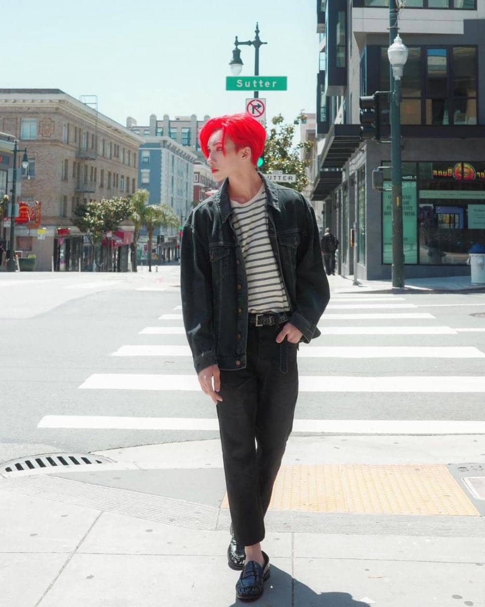 outfit traveling ala Nuttarat Tangwai (instagram.com/noeullee_)