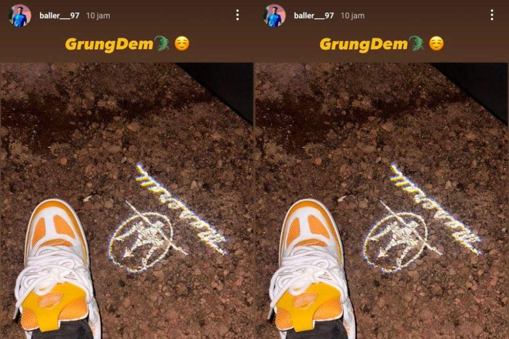 Tangkapan layar unggahan story pemain PSM Makassar, Victor Mansaray, di akun media sosial Instagram pribadinya pada Selasa 28 Mei 2024. (Instagram.com/baller___97)