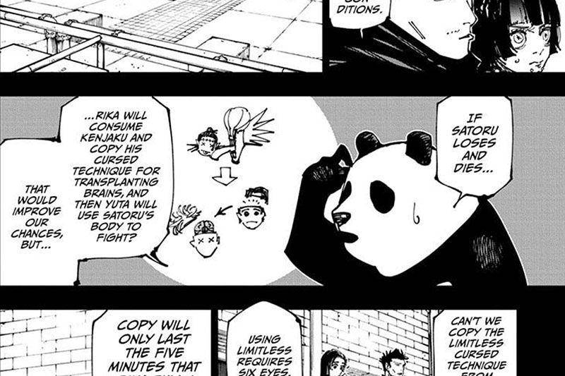 rencana mendapatkan kekuatan Gojo (dok. Shueisha/Jujutsu Kaisen)