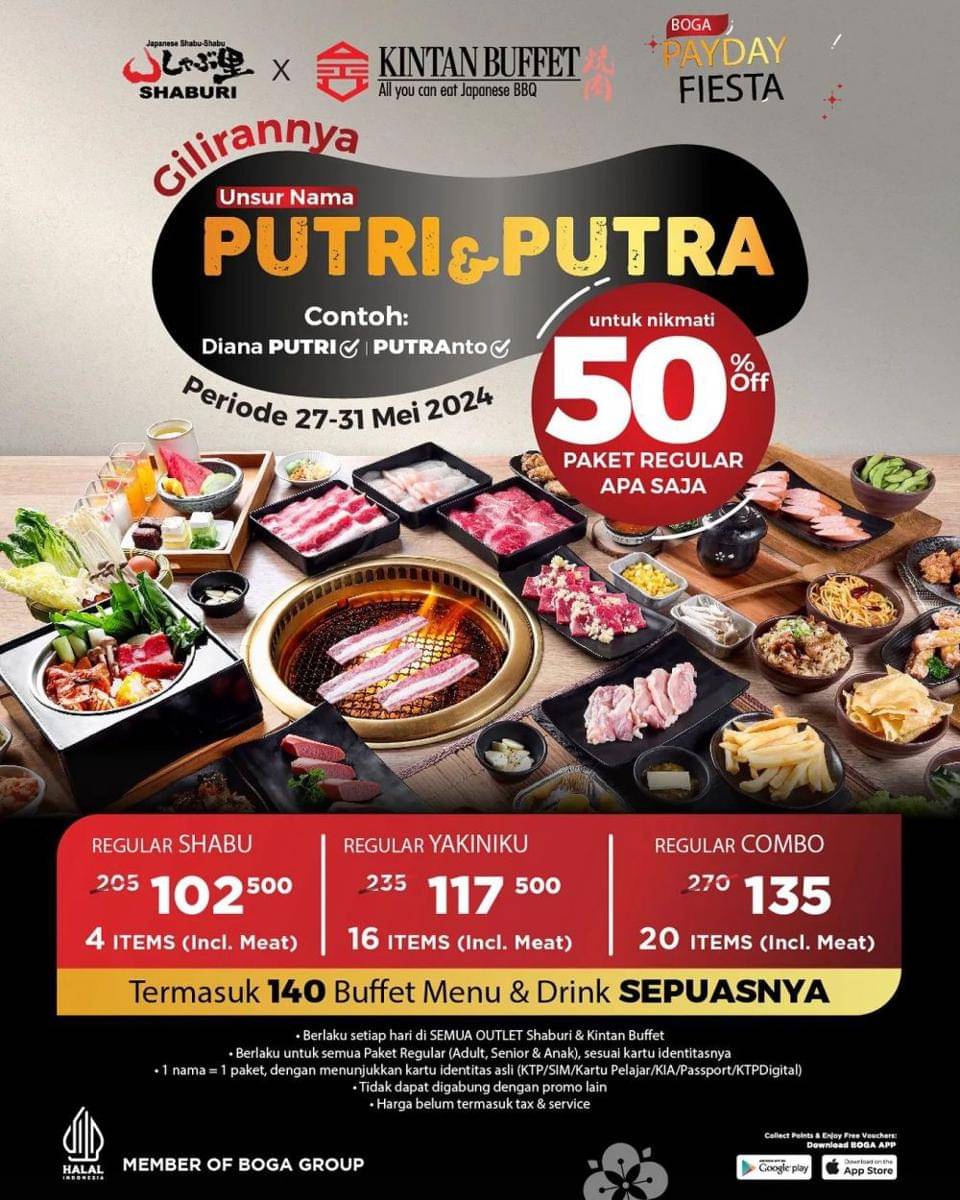 Promo payday Shaburi and Kintan Buffet Mei 2024 (instagram.com/kintanbuffet)