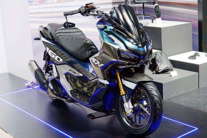 ilustrasi dimensi motor Honda ADV 160 (dok. Astra honda)