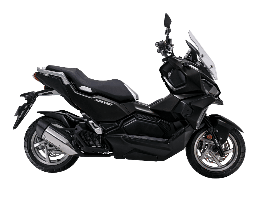 ilustrasi suspensi depan belakang SYM Husky ADV 150 (dok. SYM)