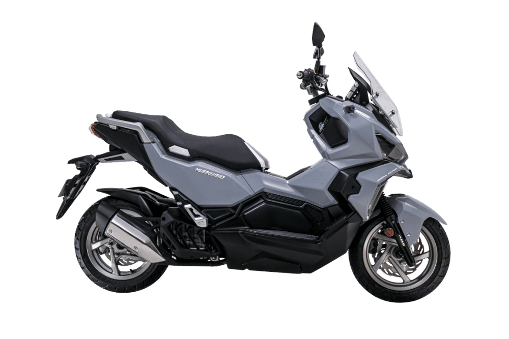 ilustrasi warna grey pada motor SYM Husky ADV 150 (dok. SYM)