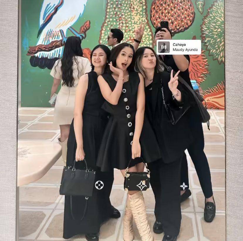 potret artis hadiri event Louis Vuitton di Plaza Indonesia (Instagram.com/snap.nuel)