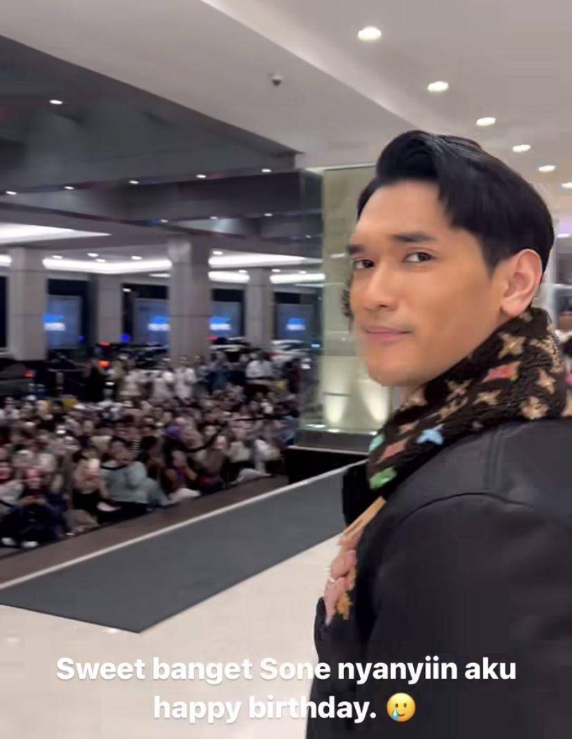 potret artis hadiri event Louis Vuitton di Plaza Indonesia (Instagram.com/afgan__)