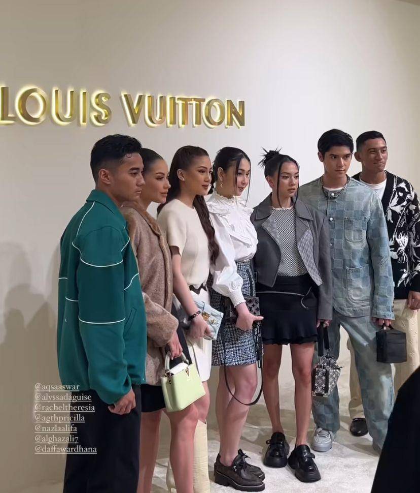 potret artis hadiri event Louis Vuitton di Plaza Indonesia (Instagram.com/grvnd)