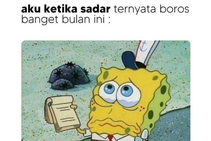 7 Meme Pengeluaran Mei Berasa Boros, Lebih Besar Pasak daripada Tiang