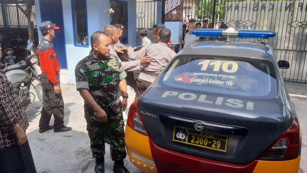 SMPN 1 Kasihan Bantul Diserang Belasan Orang, Seorang Satpam Terluka