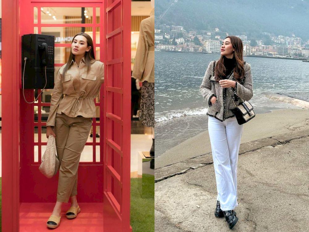 7 OOTD ke Kampus pakai Sepatu Loafers ala Aaliyah Massaid