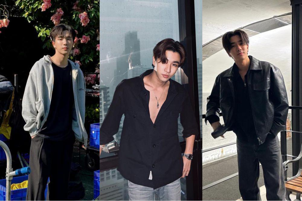 8 Ide Outfit Nuansa Hitam ala Perth Tanapon, Pancarkan Aura Maskulin!