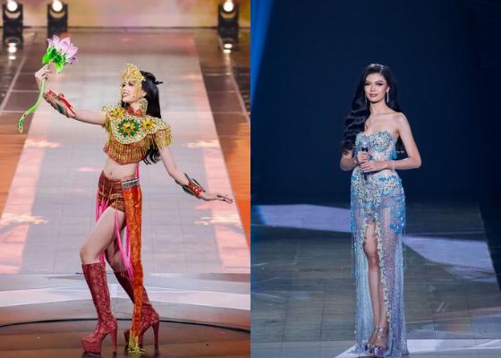 7 Potret Nova Liana di Grand Final Miss Mega Bintang Indonesia 2024