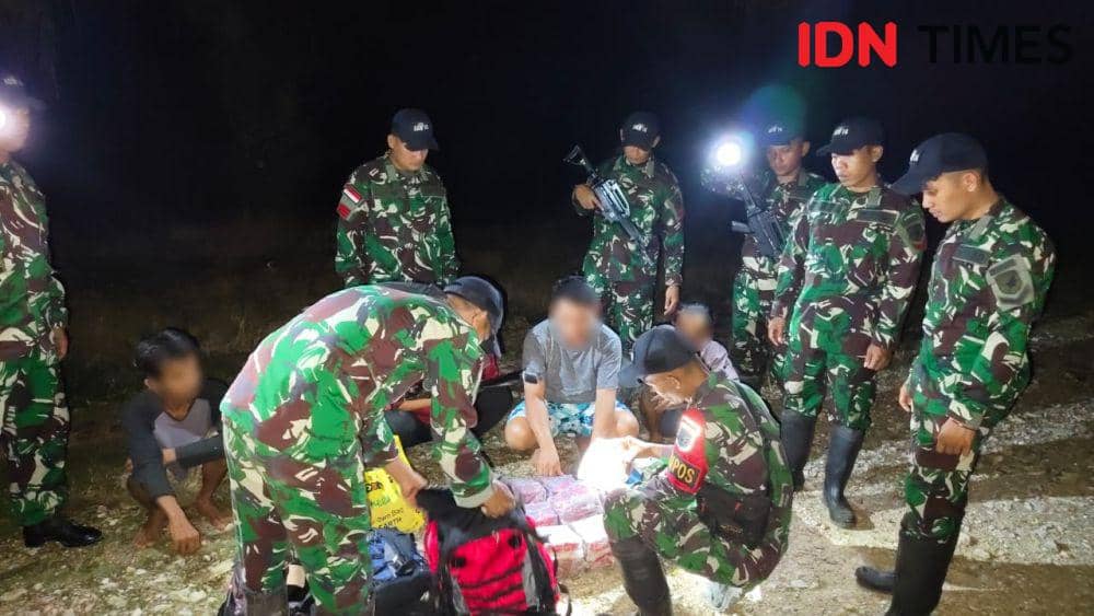 2 Warga Malaysia Selundupkan 25 Kg Sabu Lewat Jalur Tikus di Kalbar