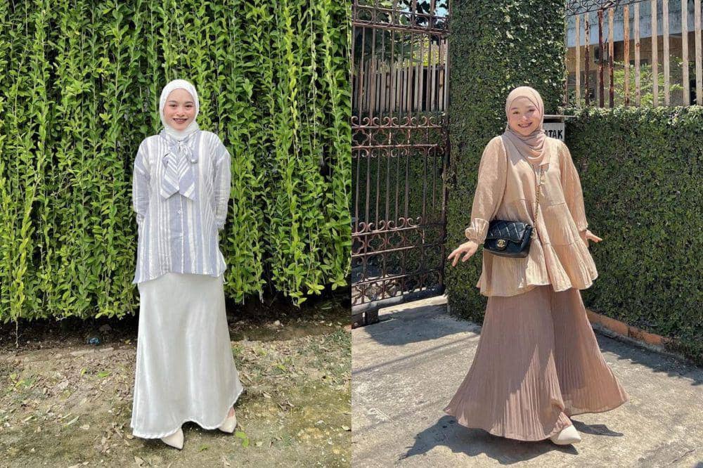 8 Ide Padu Padan Hijab dan Rok ala Selebgram Chichi Annisa, Feminin!