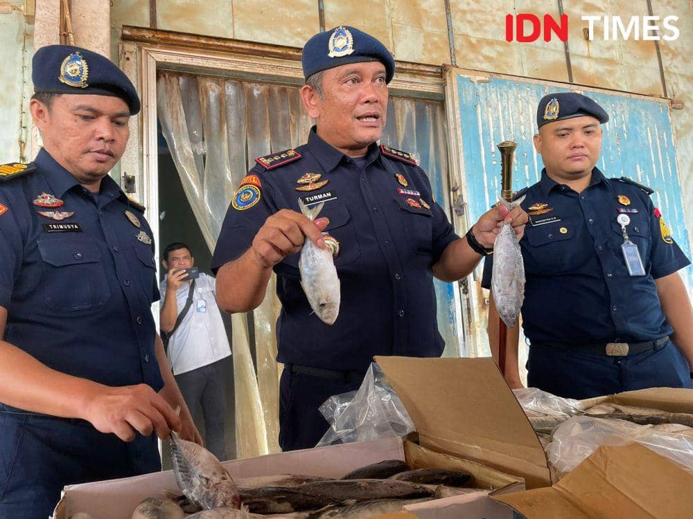 PSDKP Batam Amankan 4 Ton Ikan Beku Diduga Ilegal dari Malaysia