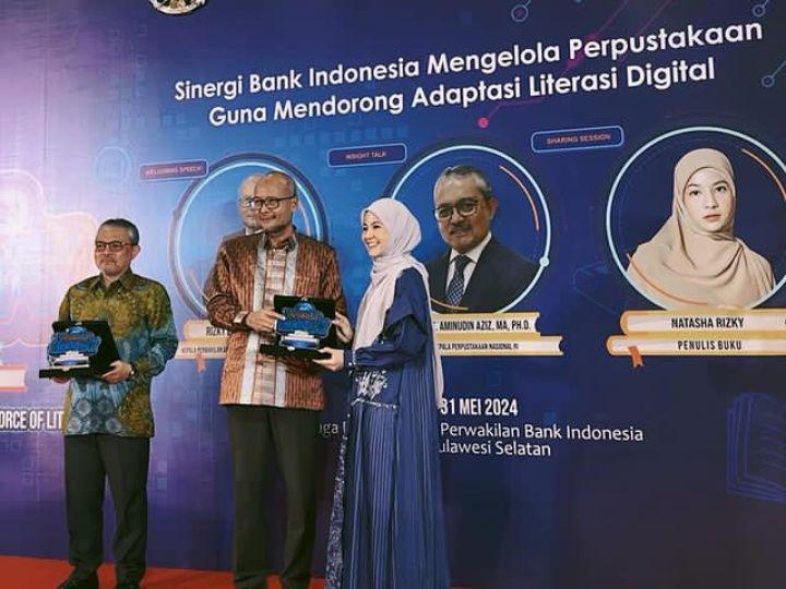 7 Potret Natasha Rizky di World Book Day Bersama BI Sulselbar