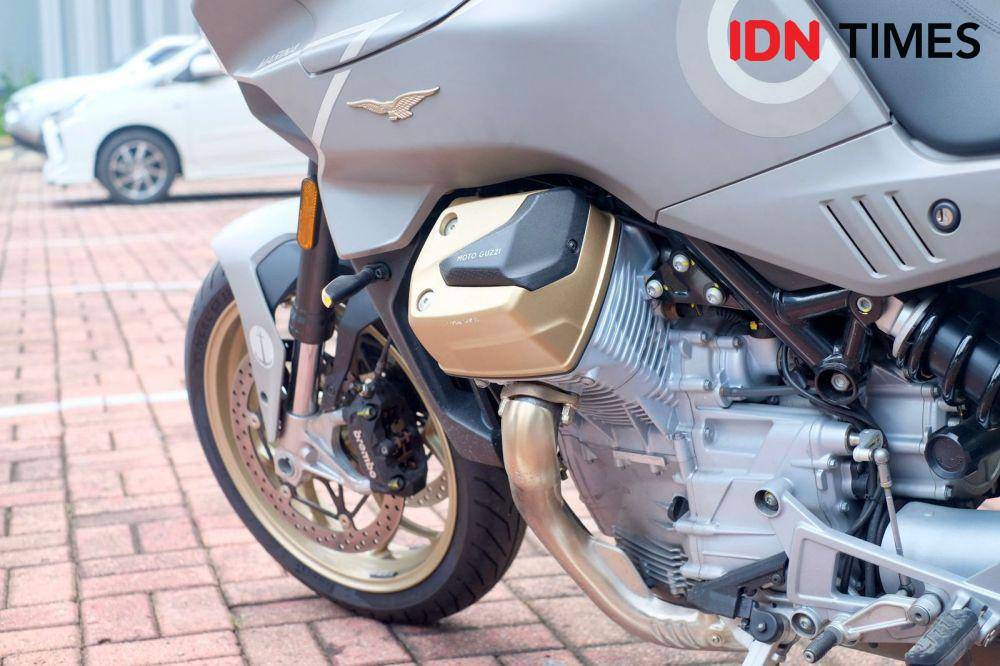 Mesin Moto Guzzi V100 Mandello (IDN Times/Fadhliansyah)
