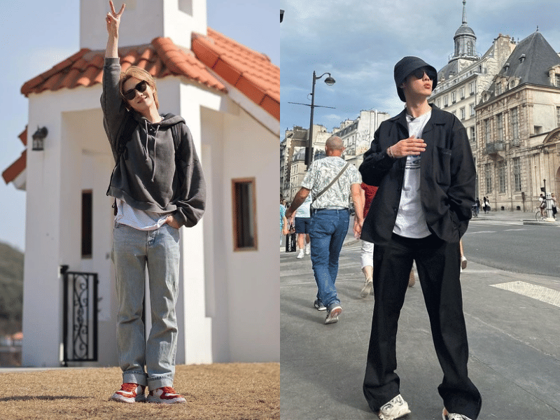 7 Inspirasi Outfit Traveling ala Kun WayV, Gayanya Cheerful Abis!