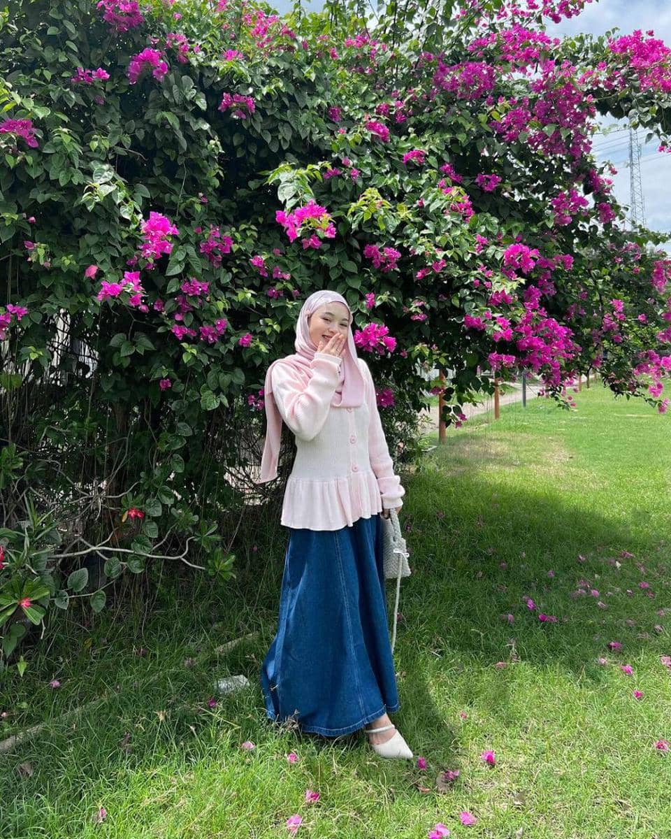 padu padan hijab dan rok ala Chichi Annisa (instagram.com/chichiiannisa)