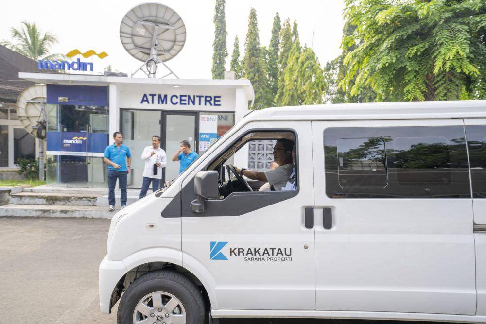 Mobil Listrik Jadi Kendaraan Operasional di Kawasan Industri Krakatau