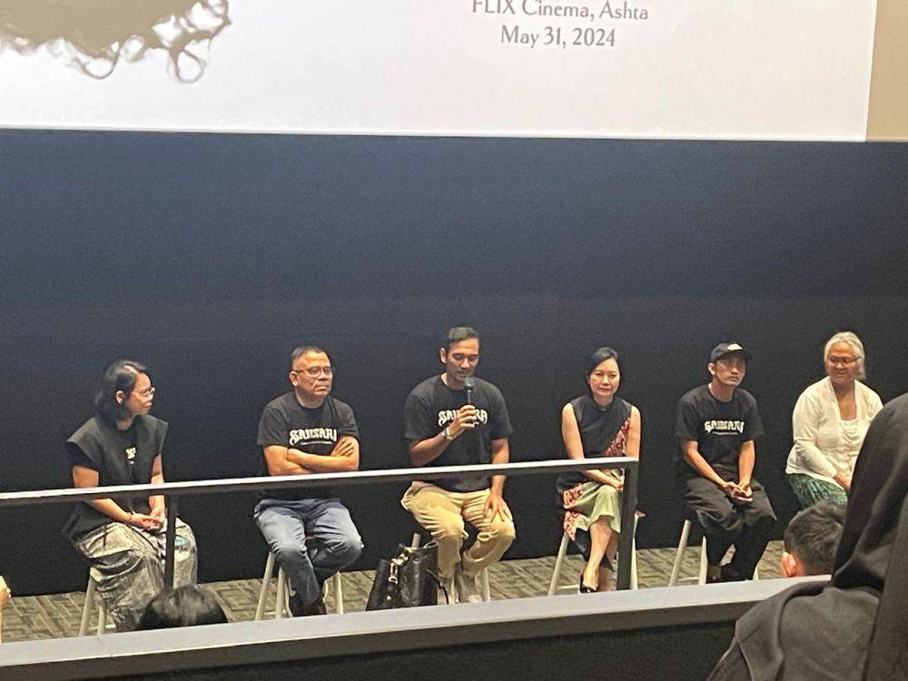 Ario Bayu di konferensi pers film Samsara (IDN Times/Erfah Nanda)